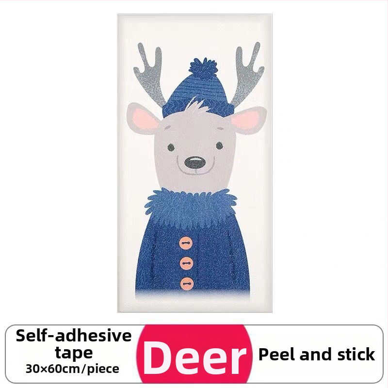 Самозалепваща 3D стенна стикер за дневна стая, PVC материал, водоустойчива, 1 бр., триизмерен дизайн