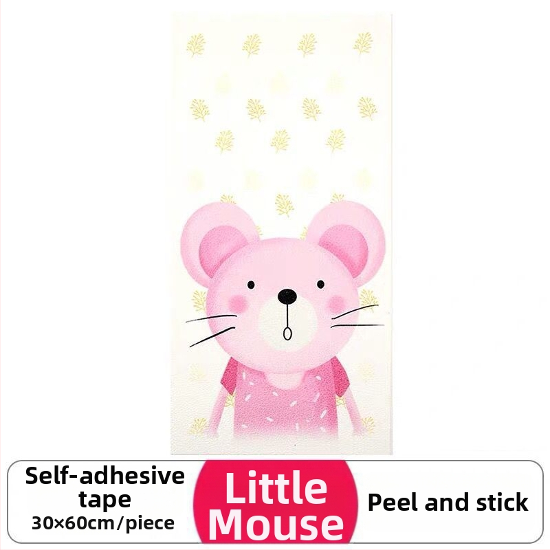 Самозалепваща 3D стенна стикер за дневна стая, PVC материал, водоустойчива, 1 бр., триизмерен дизайн