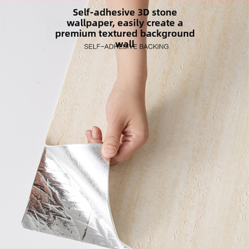 PVC стенен стикер - Xinfeng Star - 1 брой, 3D декоративен панел, водоустойчив и самозалепващ, индустриален стил, подходящ за дневна, спалня, кухня и баня