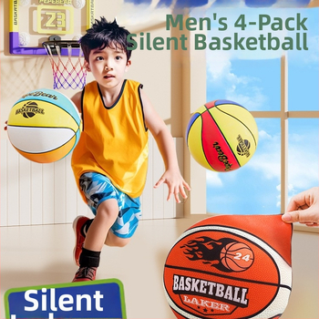 Penktos kartos tylus vidaus krepšinis vaikams, su rėmu ir putplasčio kamuoliu, su aukštu atšokimu