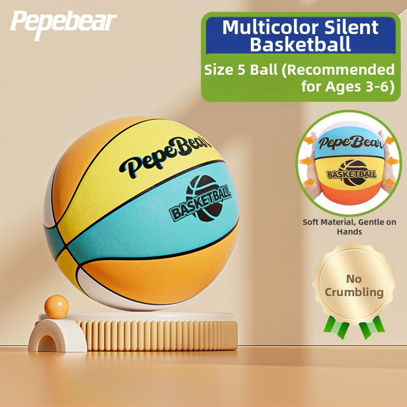 Penktos kartos tylus vidaus krepšinis vaikams, su rėmu ir putplasčio kamuoliu, su aukštu atšokimu