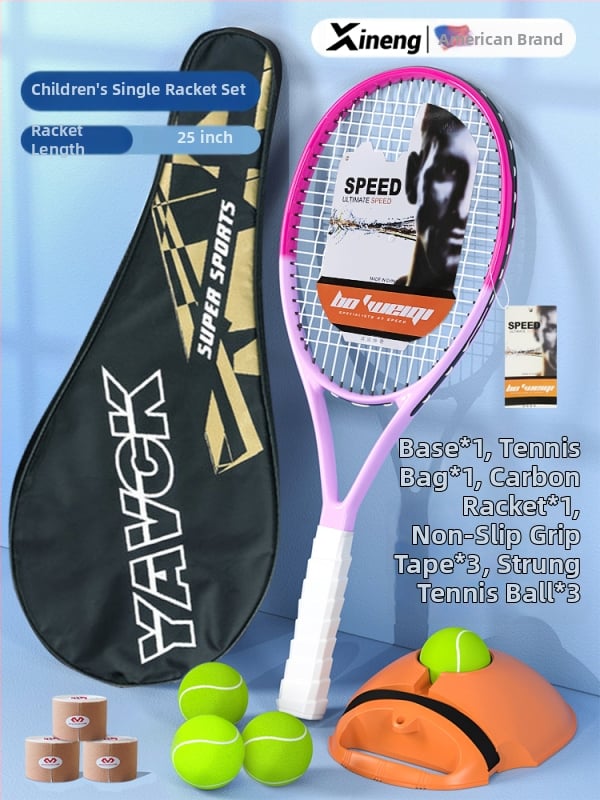 Teniso treniravimo raketė solo žaidimui, Medžiaga: šilko gėlė, Prekės ženklas: Other, Kilmė: Other, Be logotipo, Kategorija: Tenisas