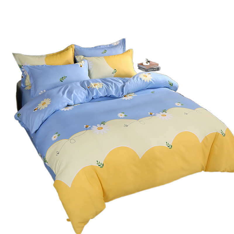 Poliesterio antklodės užvalkalas, dryžių raštas, lygus audinys, tie-dye dažymas, paprastas stilius, prekės ženklas Qianying