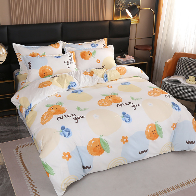 Poliesterio antklodės užvalkalas, dryžių raštas, lygus audinys, tie-dye dažymas, paprastas stilius, prekės ženklas Qianying