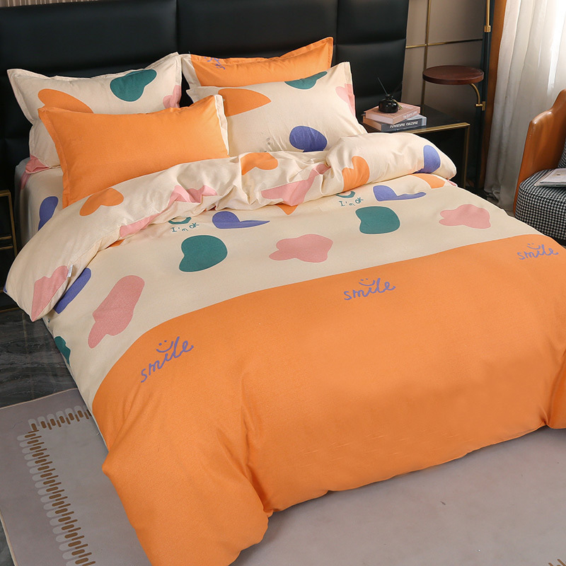 Poliesterio antklodės užvalkalas, dryžių raštas, lygus audinys, tie-dye dažymas, paprastas stilius, prekės ženklas Qianying