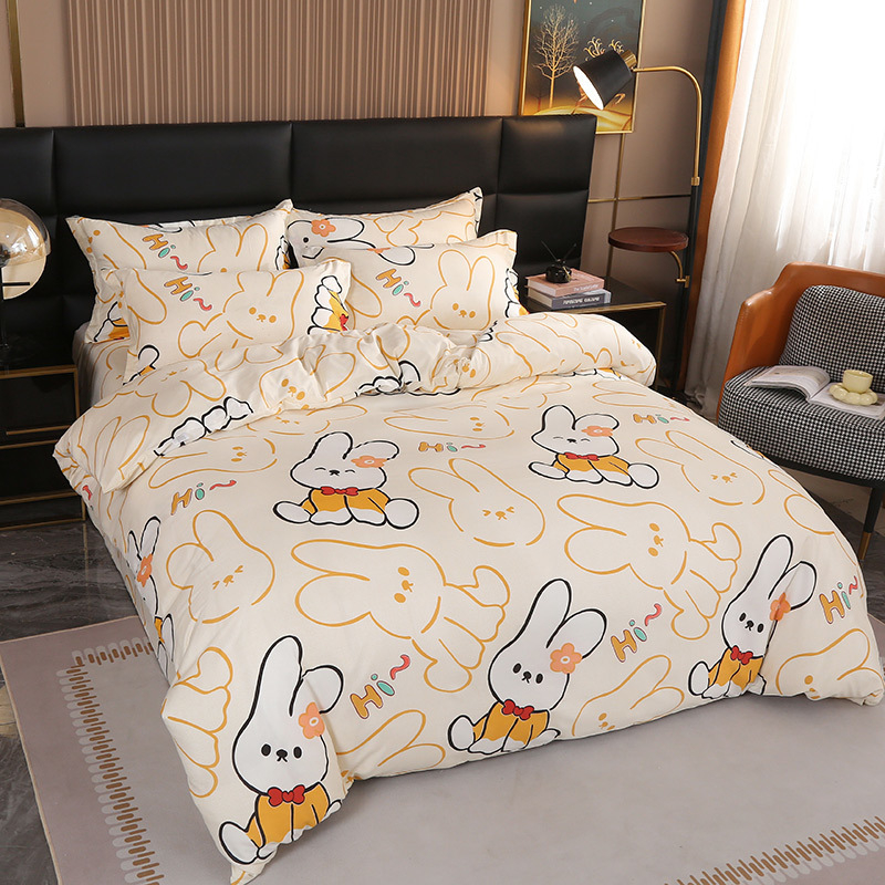 Poliesterio antklodės užvalkalas, dryžių raštas, lygus audinys, tie-dye dažymas, paprastas stilius, prekės ženklas Qianying