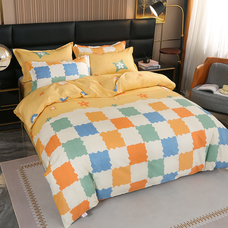 Poliesterio antklodės užvalkalas, dryžių raštas, lygus audinys, tie-dye dažymas, paprastas stilius, prekės ženklas Qianying