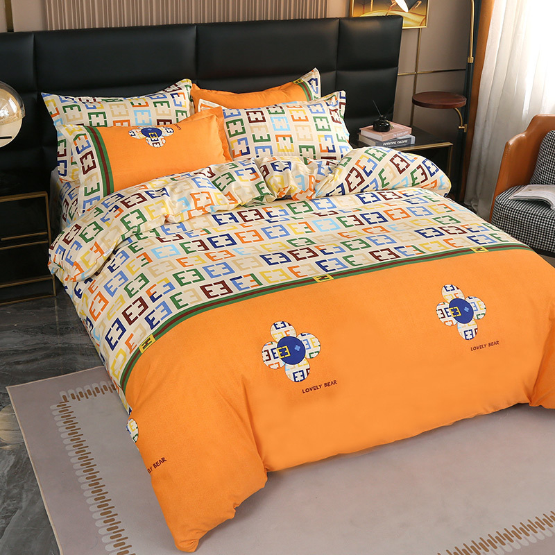 Poliesterio antklodės užvalkalas, dryžių raštas, lygus audinys, tie-dye dažymas, paprastas stilius, prekės ženklas Qianying