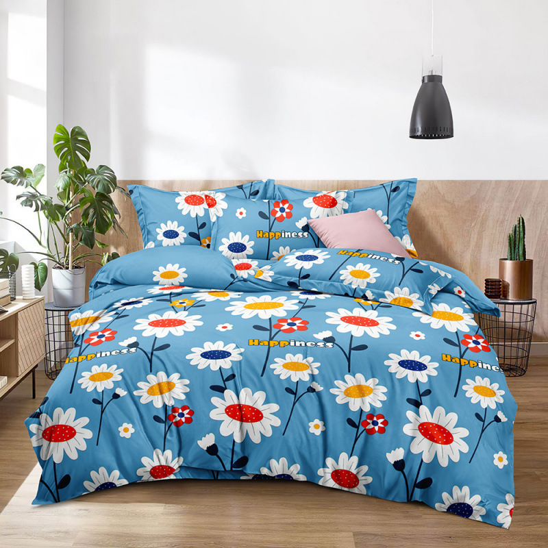 Poliesterio antklodės užvalkalas, dryžių raštas, lygus audinys, tie-dye dažymas, paprastas stilius, prekės ženklas Qianying