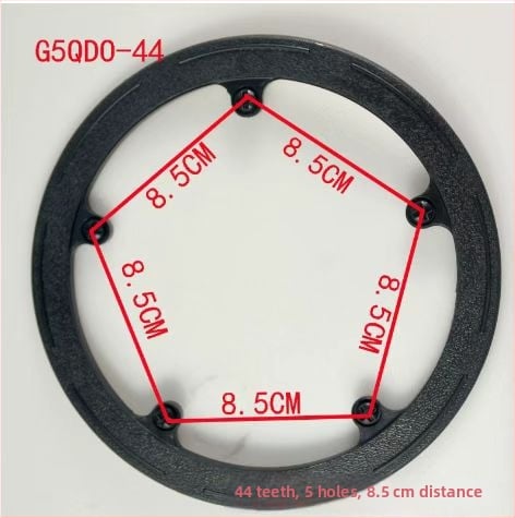 Защитник на зъбното колело за планински велосипед, 42 зъба, 4-винтов монтаж, Guangxin
