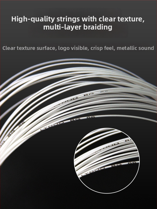 Струни за ракета — найлон с висока плътност, за тенис и бадминтон, категория: струни за ракета