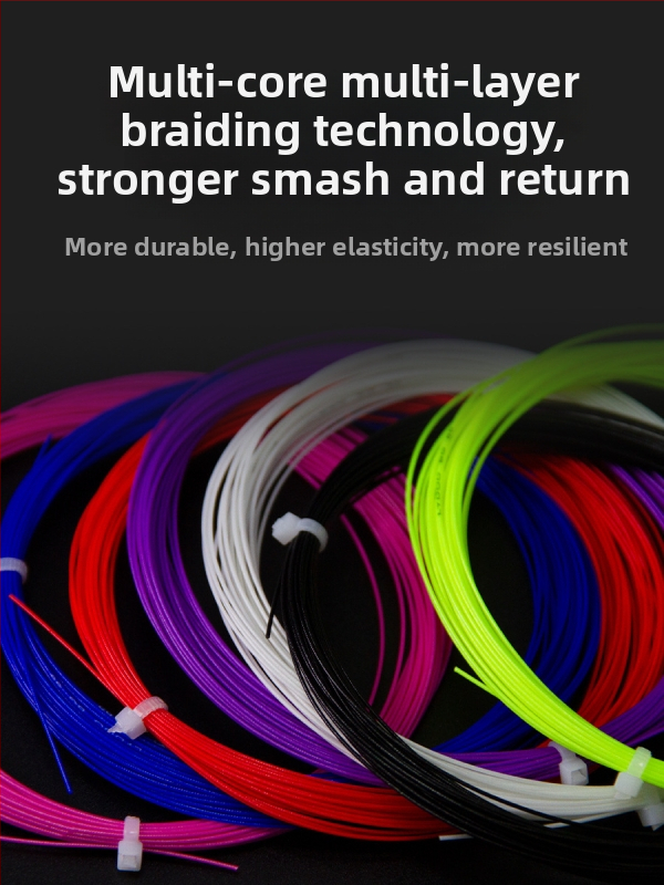 Струни за ракета — найлон с висока плътност, за тенис и бадминтон, категория: струни за ракета