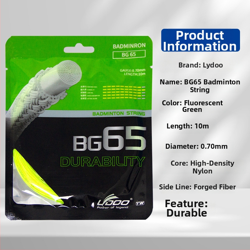 Raketės siūlas — didelio tankio nailonas, tinkamas tenisui ir badminton žaidimams, kategorija: raketės siūlas