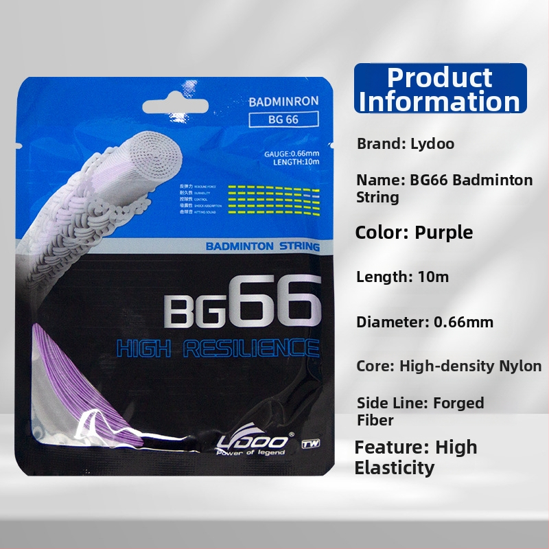 Raketės siūlas — didelio tankio nailonas, tinkamas tenisui ir badminton žaidimams, kategorija: raketės siūlas