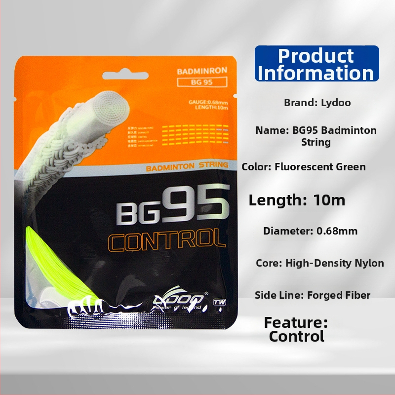 Raketės siūlas — didelio tankio nailonas, tinkamas tenisui ir badminton žaidimams, kategorija: raketės siūlas