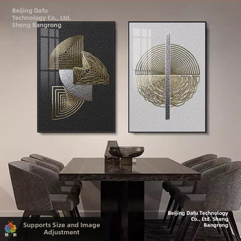 Dekoratyvinis sienos paveikslas: vertikalus formatai; tinkamas kabinimui arba rėmimui; aliuminio lydinio rėmas; aliejinės drobės pagrindas; kategorija: kristalo porcelano paveikslas