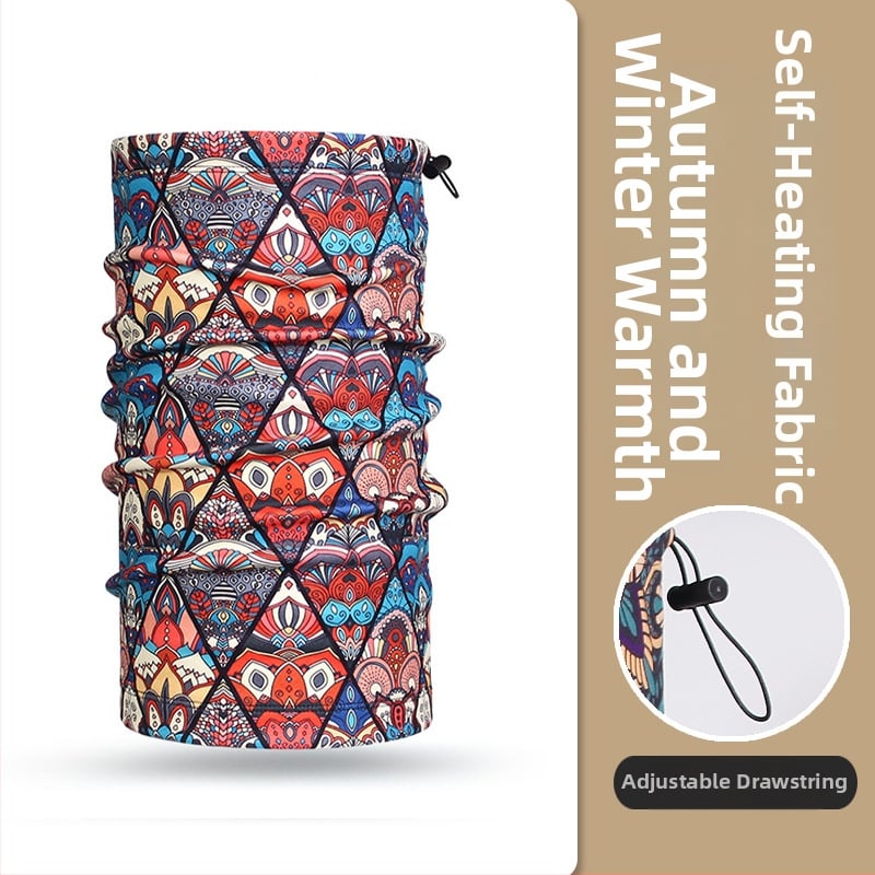 Dviračių maska lauko naudojimui, universalus dizainas, poliesterio audinys, vėju atspari ir šalčiui atspari, Moonbeam Bear