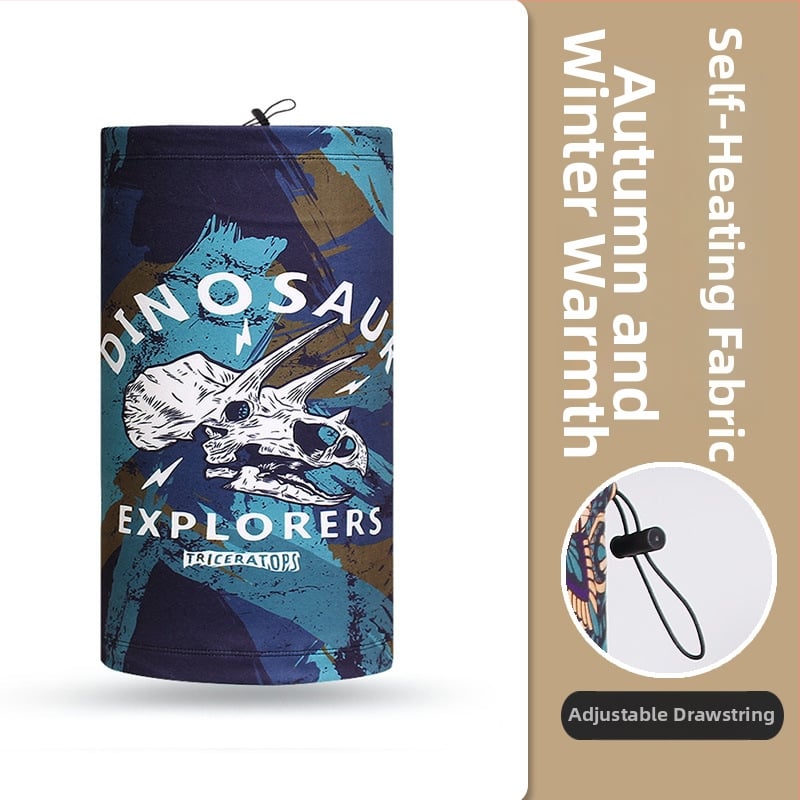 Dviračių maska lauko naudojimui, universalus dizainas, poliesterio audinys, vėju atspari ir šalčiui atspari, Moonbeam Bear