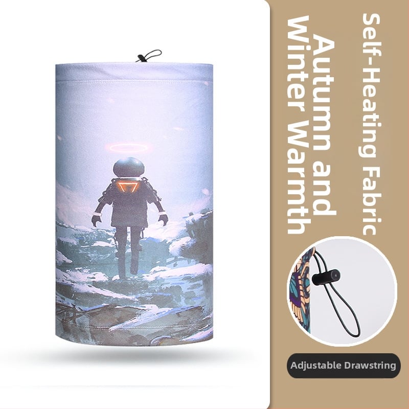 Dviračių maska lauko naudojimui, universalus dizainas, poliesterio audinys, vėju atspari ir šalčiui atspari, Moonbeam Bear