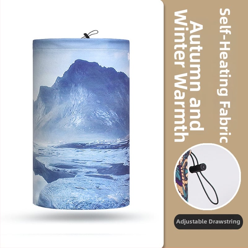 Dviračių maska lauko naudojimui, universalus dizainas, poliesterio audinys, vėju atspari ir šalčiui atspari, Moonbeam Bear