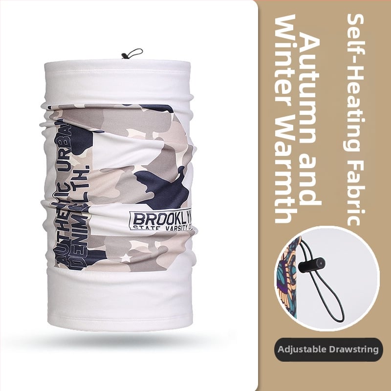 Dviračių maska lauko naudojimui, universalus dizainas, poliesterio audinys, vėju atspari ir šalčiui atspari, Moonbeam Bear