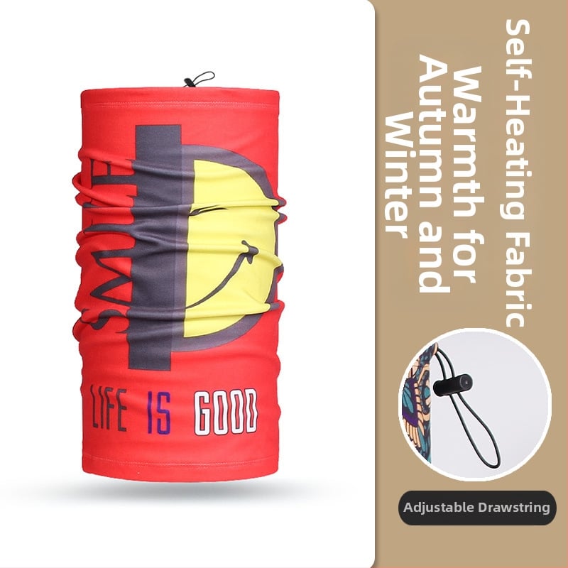 Dviračių maska lauko naudojimui, universalus dizainas, poliesterio audinys, vėju atspari ir šalčiui atspari, Moonbeam Bear