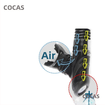 Priekšējā uzstādījuma pilnīgi sausais šnorkeles elpošanas kanāls treniņam brīvās niršanas — Modelis Kekatong
