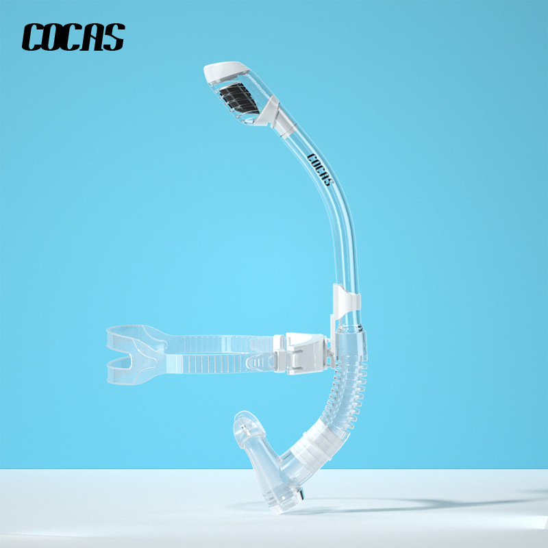 Priekšējā uzstādījuma pilnīgi sausais šnorkeles elpošanas kanāls treniņam brīvās niršanas — Modelis Kekatong