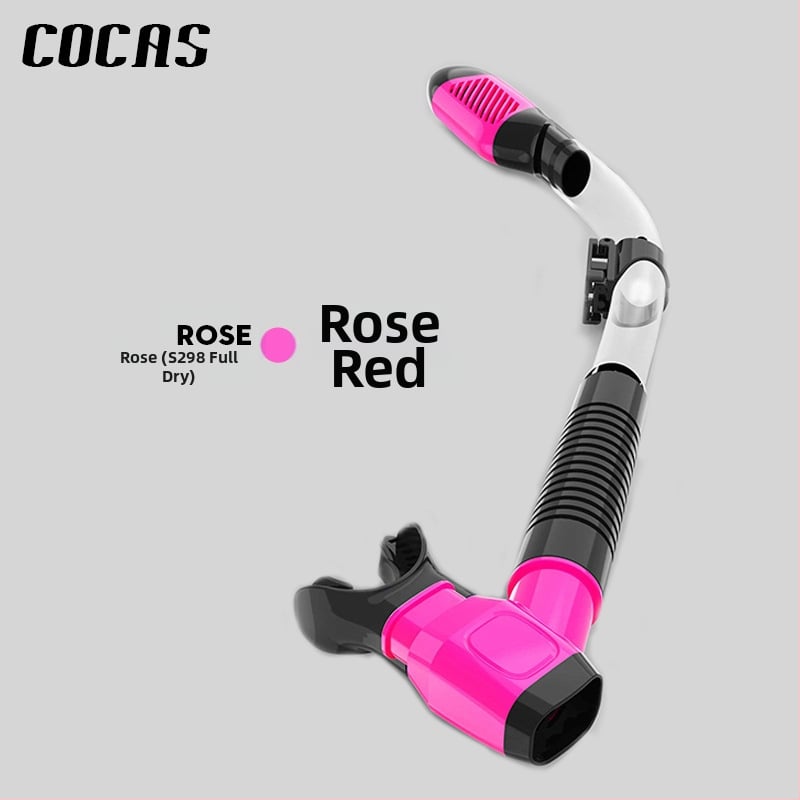 Priekšējā uzstādījuma pilnīgi sausais šnorkeles elpošanas kanāls treniņam brīvās niršanas — Modelis Kekatong