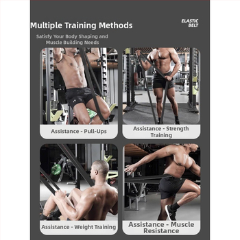 Elastinė fitneso juosta jėgos treniruotėms ir traukimams (pull-ups), universalus, Medžiaga: Kita, Prekės ženklas: Kita