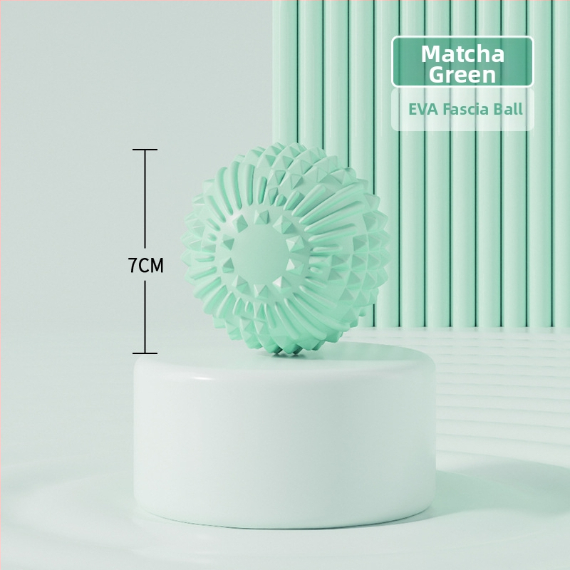 Sanfan jogos masažo rinkinys — putplasčio volelis EVA+PVC, spygliuota masažo lazdelė, fascijos kamuolys