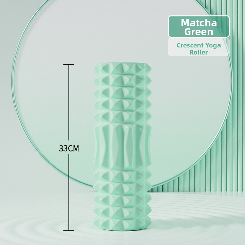 Sanfan jogos masažo rinkinys — putplasčio volelis EVA+PVC, spygliuota masažo lazdelė, fascijos kamuolys