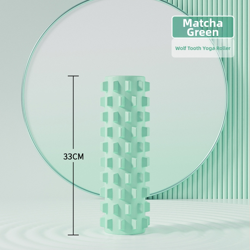 Sanfan jogos masažo rinkinys — putplasčio volelis EVA+PVC, spygliuota masažo lazdelė, fascijos kamuolys