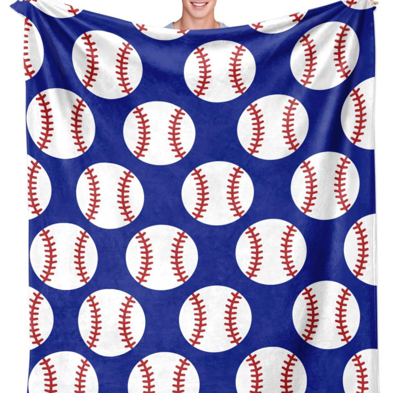 Flanelna deka za mlade sportaše s digitalnim printom – softball i odbojka