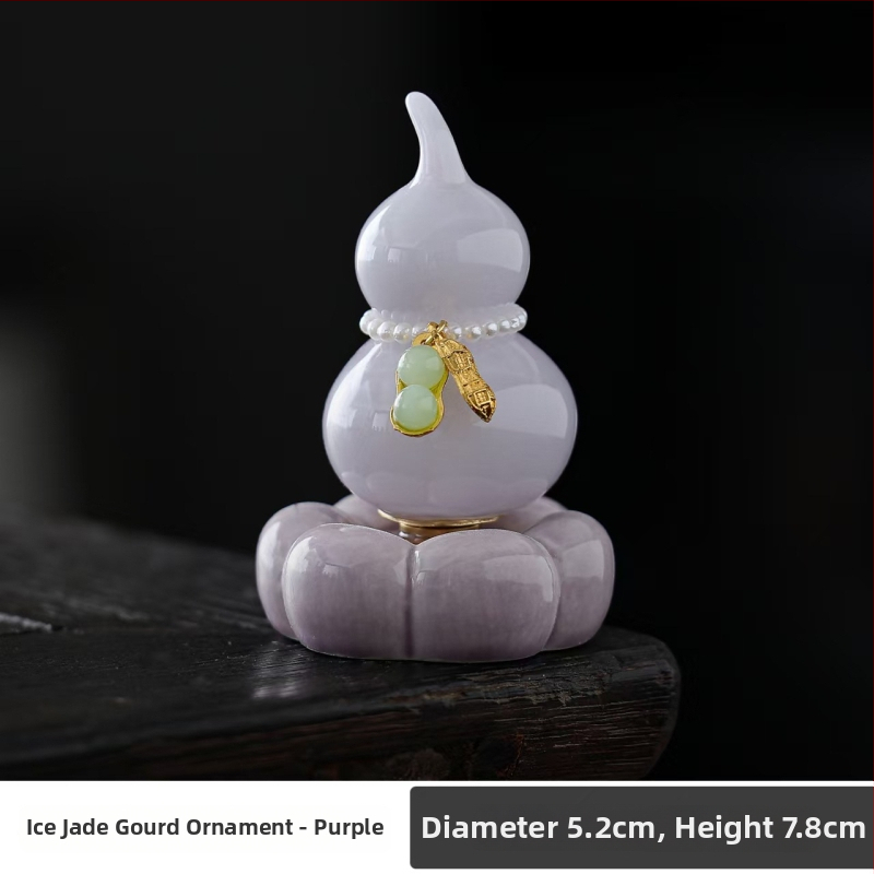 Keraminė dekoracija augalams su moliūgo forma (keramika; augalų dekoras; naujojo Kinų stiliaus)