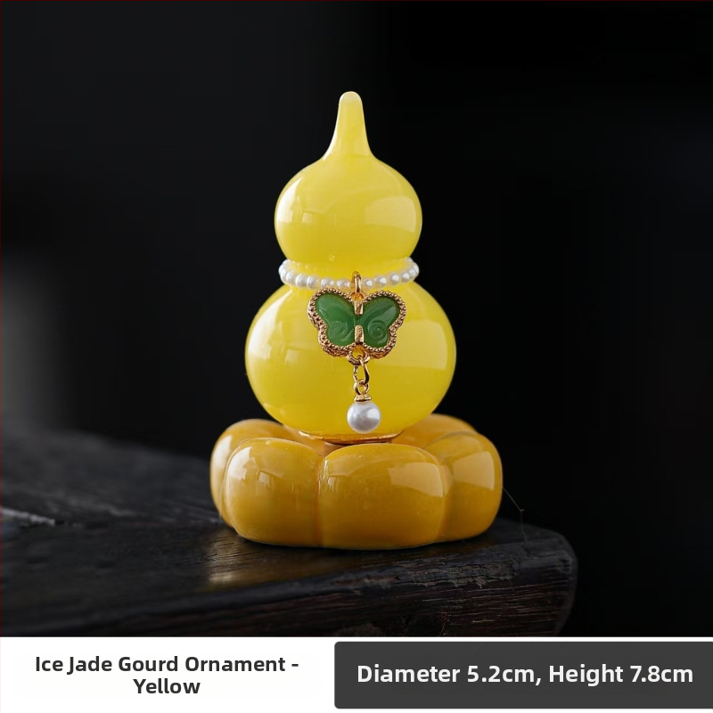 Keraminė dekoracija augalams su moliūgo forma (keramika; augalų dekoras; naujojo Kinų stiliaus)