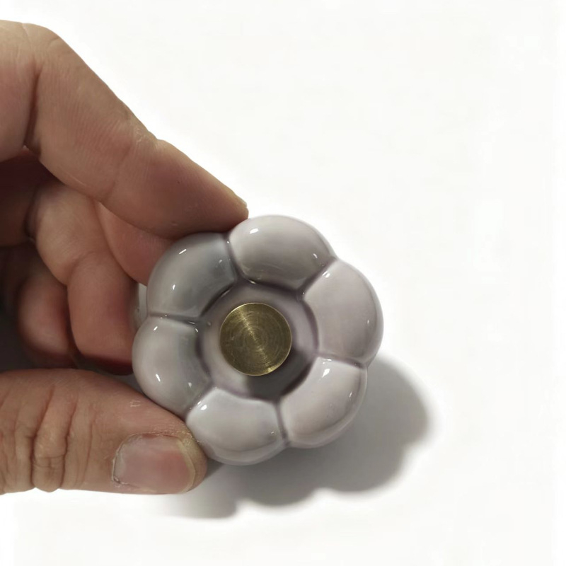 Keraminė dekoracija augalams su moliūgo forma (keramika; augalų dekoras; naujojo Kinų stiliaus)