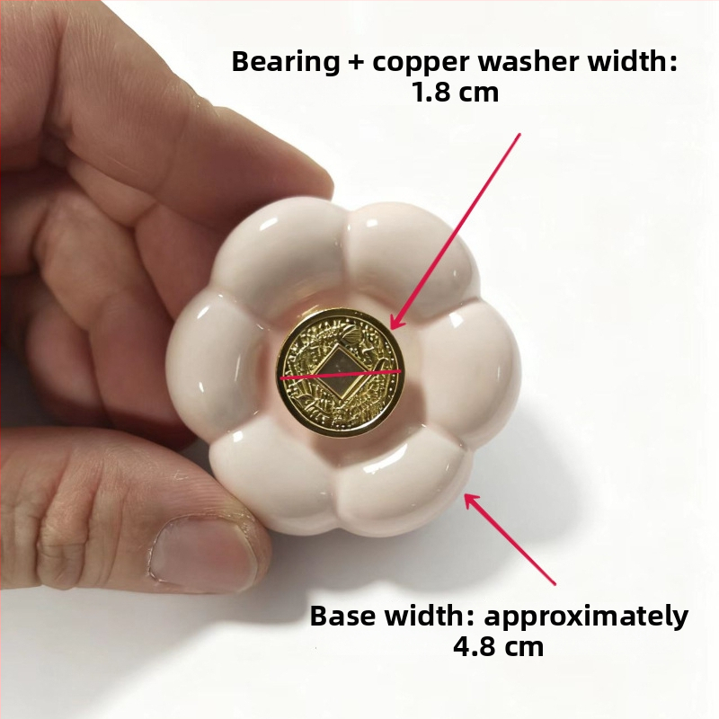 Keraminė dekoracija augalams su moliūgo forma (keramika; augalų dekoras; naujojo Kinų stiliaus)