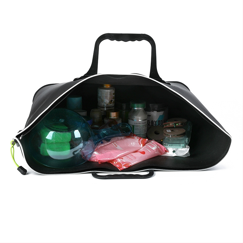 Морска риболовна чанта – EVA материал, водоустойчива, сгъваща се и преносима; предназначена за зареждане на примамки и съхранение на въдица, линия и макара.