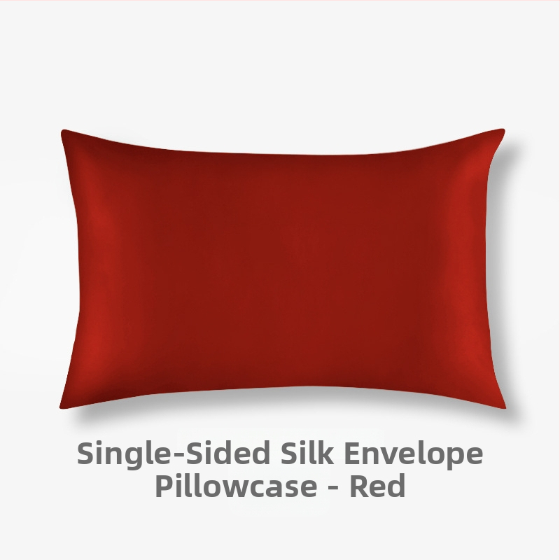 Jednostruka svilena navlaka za jastuk, 100% svila, jednobojna, 16–30 momme, reakcijsko bojenje