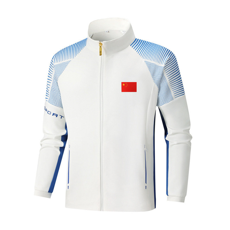 Unisex dryžuotas treniruočių komplektas su ilgomis rankovėmis ir revero apykakle, medvilnė, dviejų dalių sportinis kostiumas žiemai, pavasariui ir rudeniui