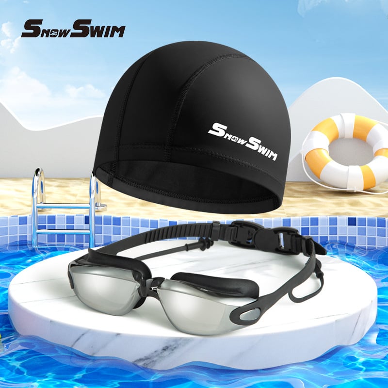 SnowSwim antifog peldēšanas brilles, PC lēcas, pieaugušajiem