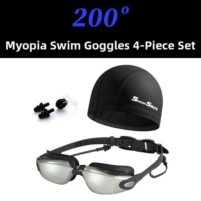 SnowSwim antifog peldēšanas brilles, PC lēcas, pieaugušajiem