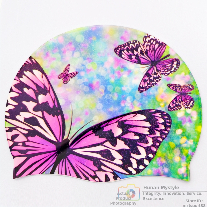 Silicone peldēšanas cepure ar apdruku, pieaugušajiem, piemērota peldēšanai un ūdenssportiem, Meister zīmols ar pielāgojamu logotipu