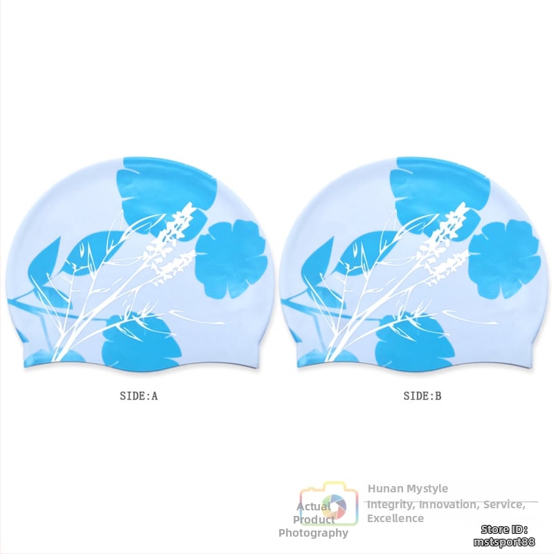Silicone peldēšanas cepure ar apdruku, pieaugušajiem, piemērota peldēšanai un ūdenssportiem, Meister zīmols ar pielāgojamu logotipu