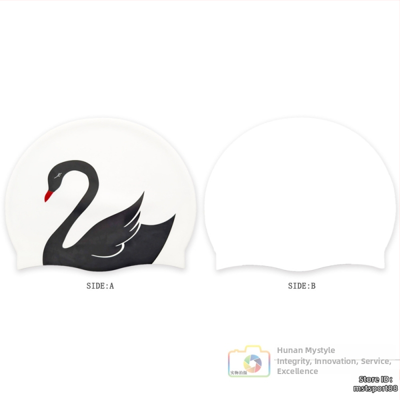 Silicone peldēšanas cepure ar apdruku, pieaugušajiem, piemērota peldēšanai un ūdenssportiem, Meister zīmols ar pielāgojamu logotipu