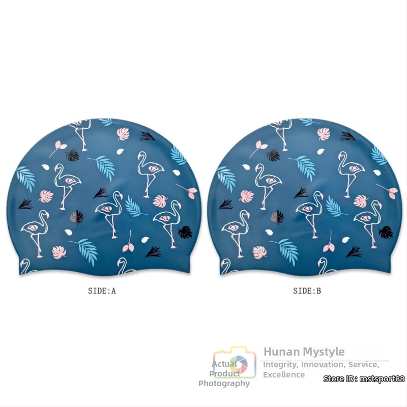 Silicone peldēšanas cepure ar apdruku, pieaugušajiem, piemērota peldēšanai un ūdenssportiem, Meister zīmols ar pielāgojamu logotipu