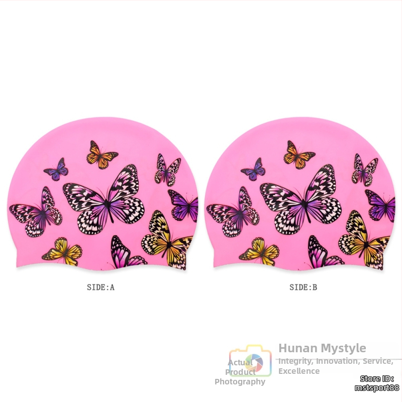 Silicone peldēšanas cepure ar apdruku, pieaugušajiem, piemērota peldēšanai un ūdenssportiem, Meister zīmols ar pielāgojamu logotipu