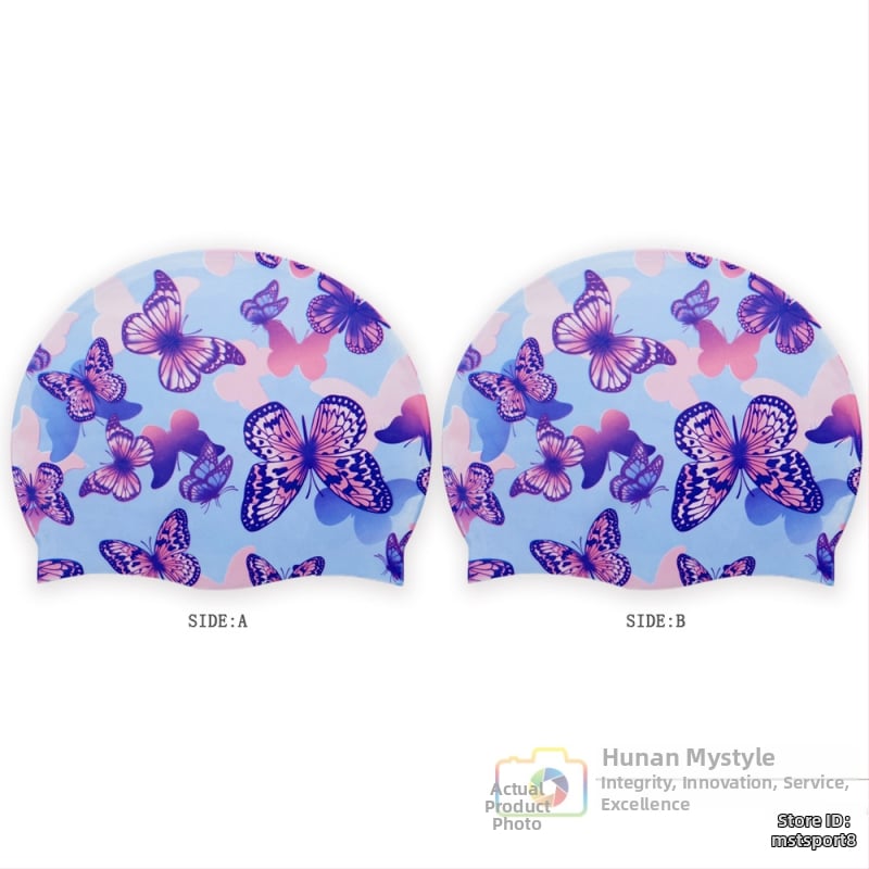 Silicone peldēšanas cepure ar apdruku, pieaugušajiem, piemērota peldēšanai un ūdenssportiem, Meister zīmols ar pielāgojamu logotipu