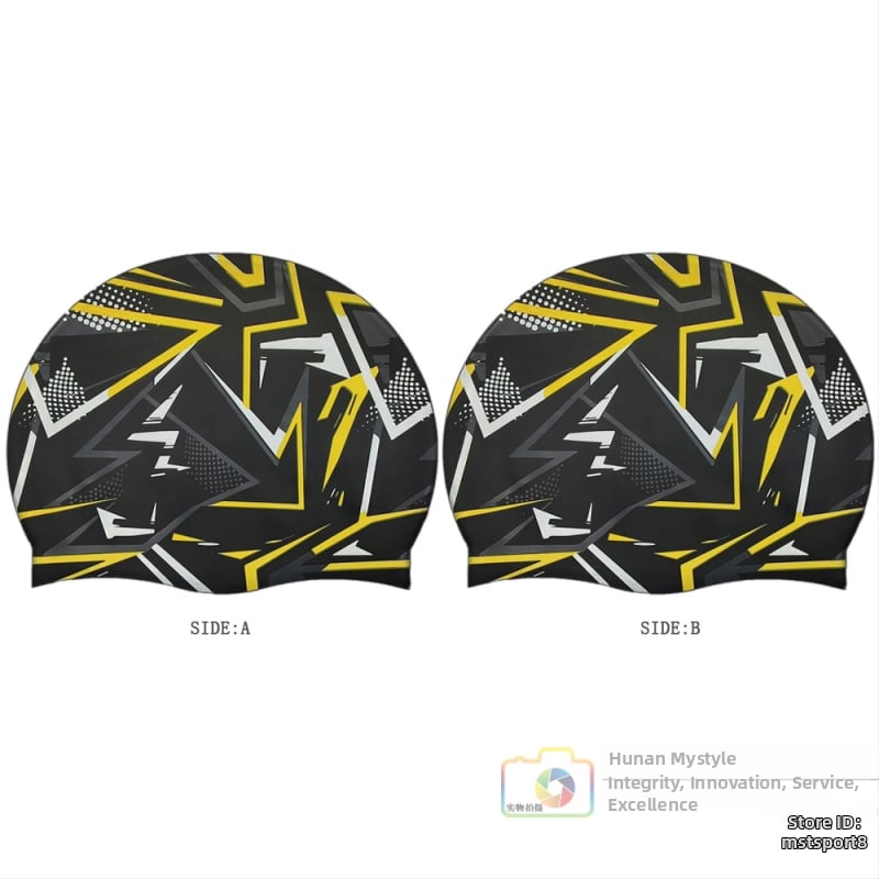 Silicone peldēšanas cepure ar apdruku, pieaugušajiem, piemērota peldēšanai un ūdenssportiem, Meister zīmols ar pielāgojamu logotipu